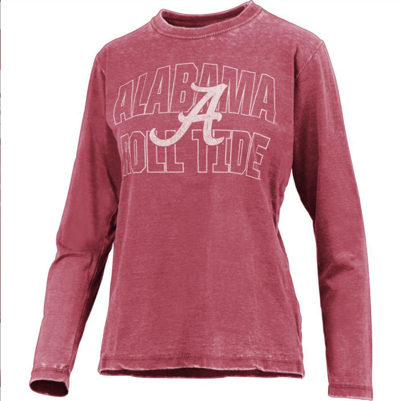 Alabama Crimson Tide - Vintage Maxine Top Long Sleeve