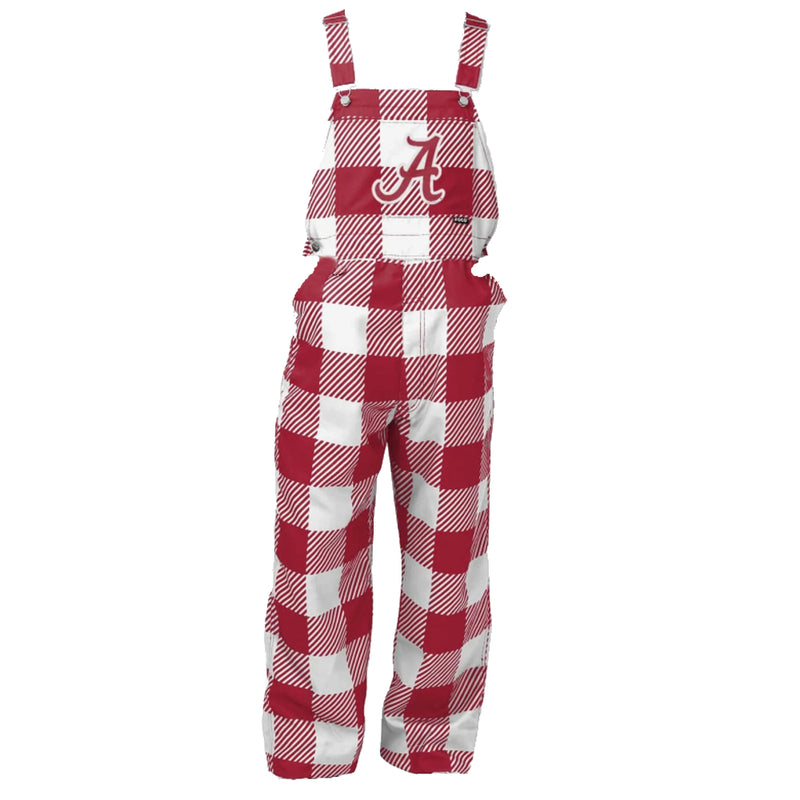 Alabama Crimson Tide Buffalo Plaid Bib Overall