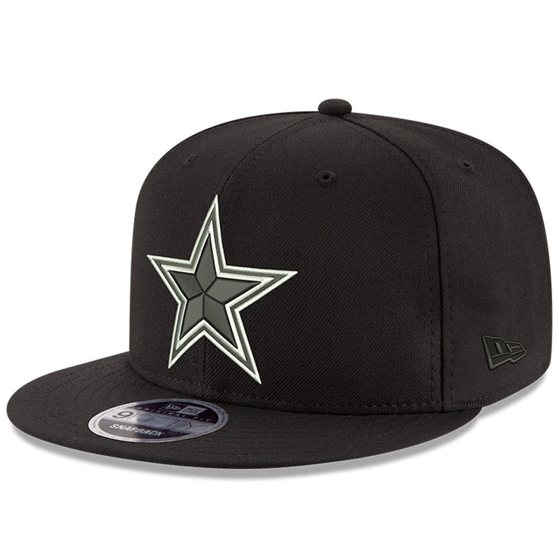 Dallas Cowboys New Era Mens Tonal Black Star 9Fifty Hat