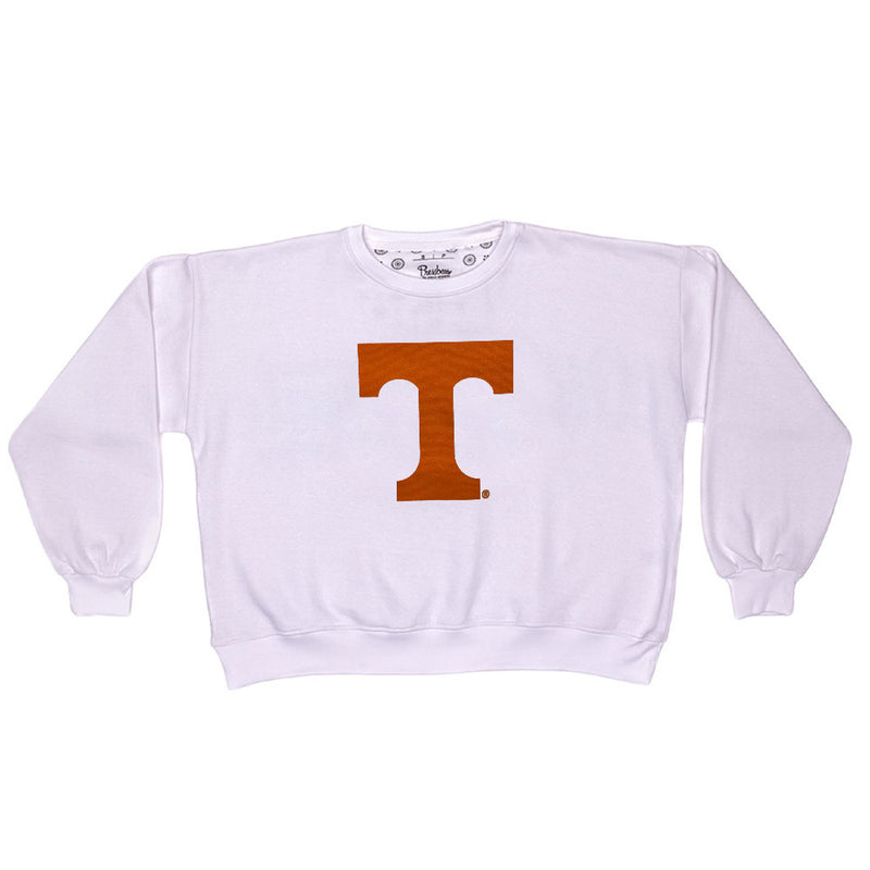 Tennessee Volunteers - "Script Sweepe" - LongSleeve Crew-Neck k Blousant Oversized Fleece