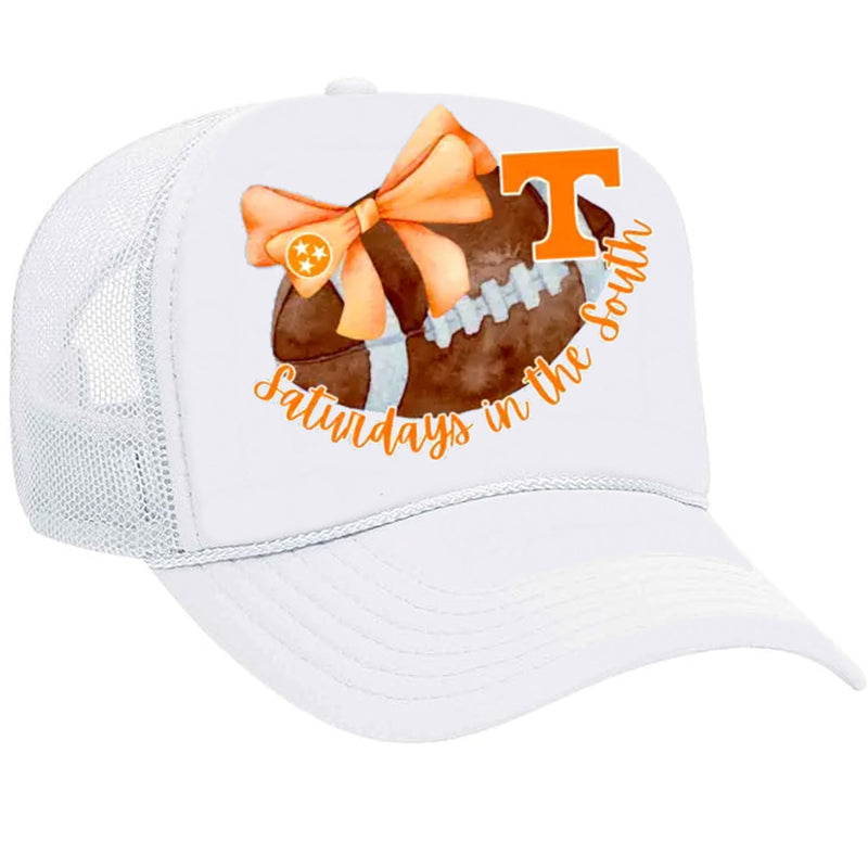 Tennessee Volunteers - Saturday In The South Football Coquette Trucker Hat