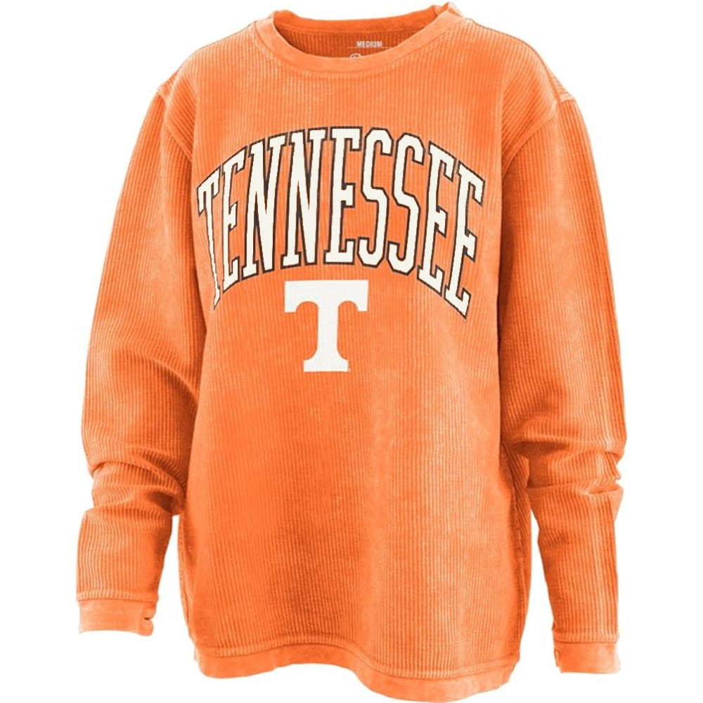 Tennessee "Nelson" - Long-Sleeve Crew-Neck Oversized Corded Top