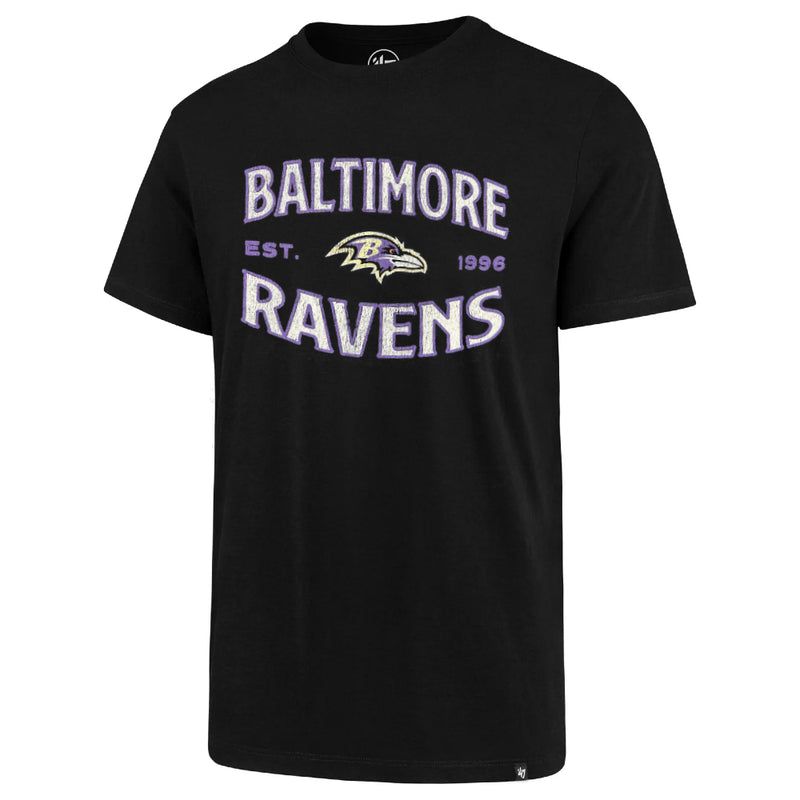 Baltimore Ravens - Jet Black Offsetter Scrum T-Shirt