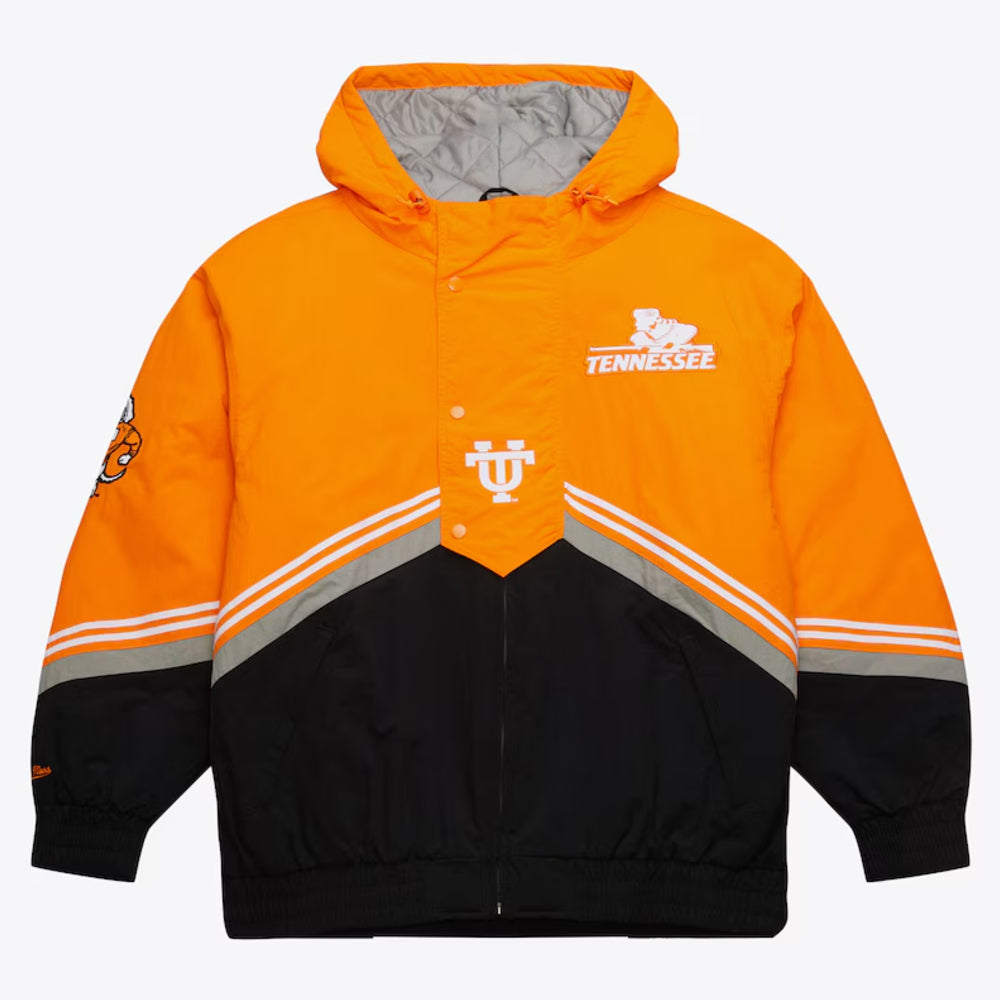 Tennessee Volunteers -NCAA Orange/Black Throw It Back Full-Zip Windbreaker Jacket