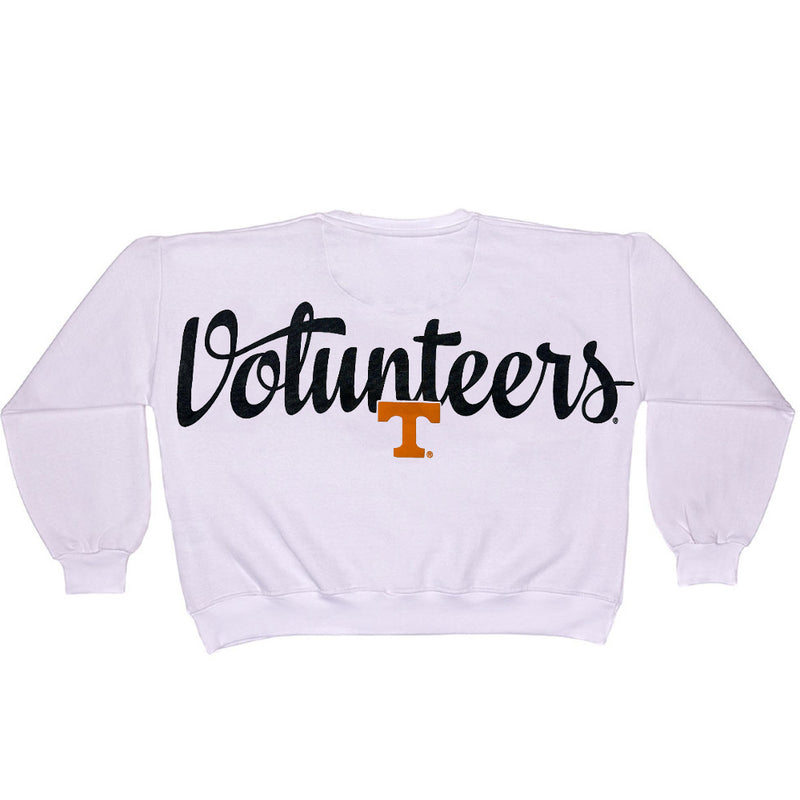 Tennessee Volunteers - "Script Sweepe" - LongSleeve Crew-Neck k Blousant Oversized Fleece