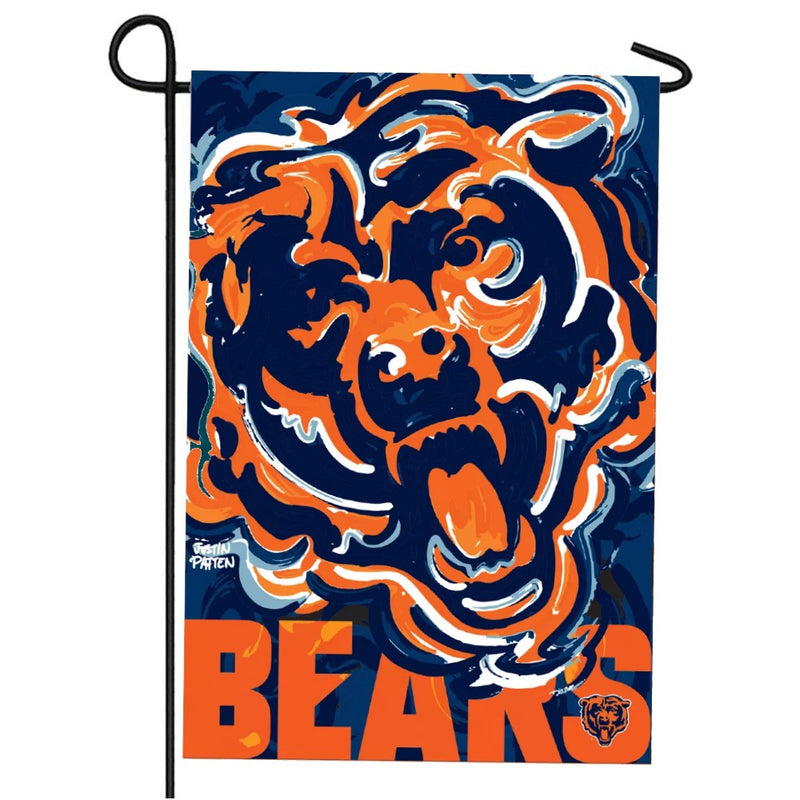 Chicago Bears - Suede GDN Logo Outdoor Garden Flag