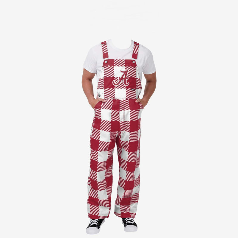 Alabama Crimson Tide Buffalo Plaid Bib Overall