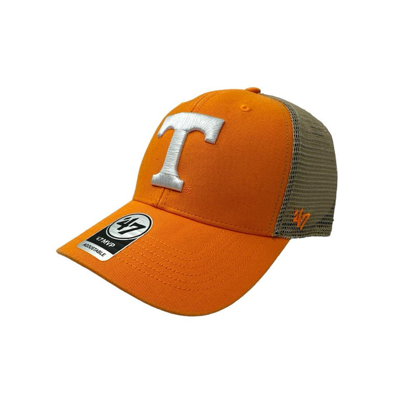 Tennessee Volunteers - Vibrant Orange Flagship Wash MVP Hat, 47 Brand