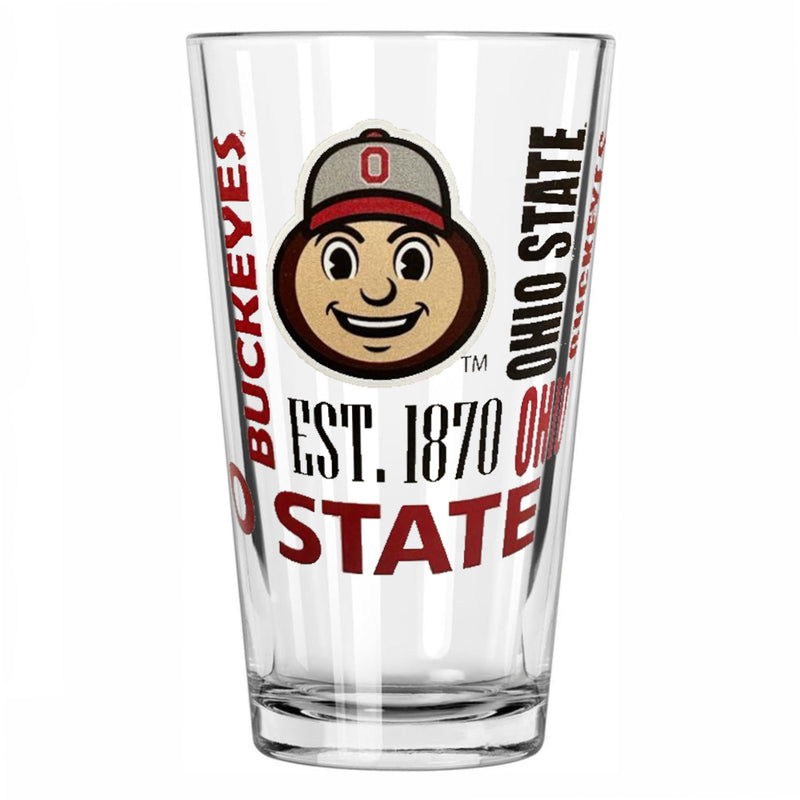 Ohio State - 16oz Spirit pint Glass