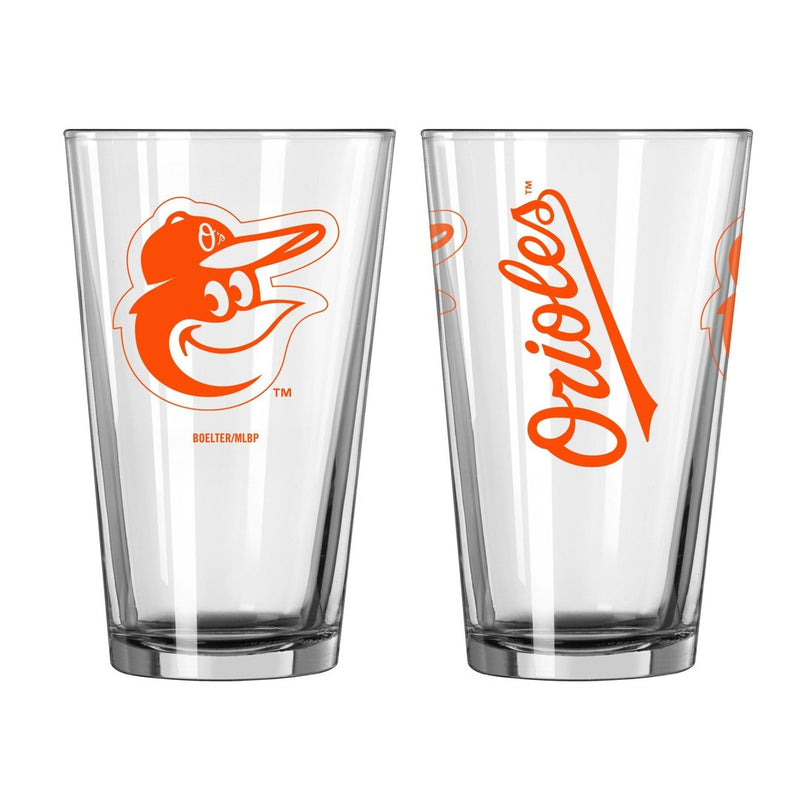 Baltimore Orioles - 16oz Gameday Pint Glass