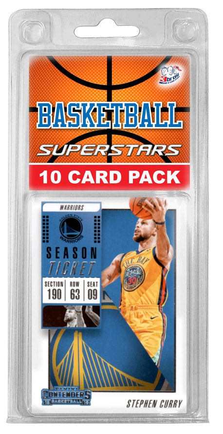 Golden State Warriors - NBA Superstars Characters Kit Trading Cards