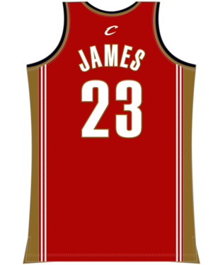 Cleveland Cavaliers - 2003 Lebron James Authentic Road Jersey