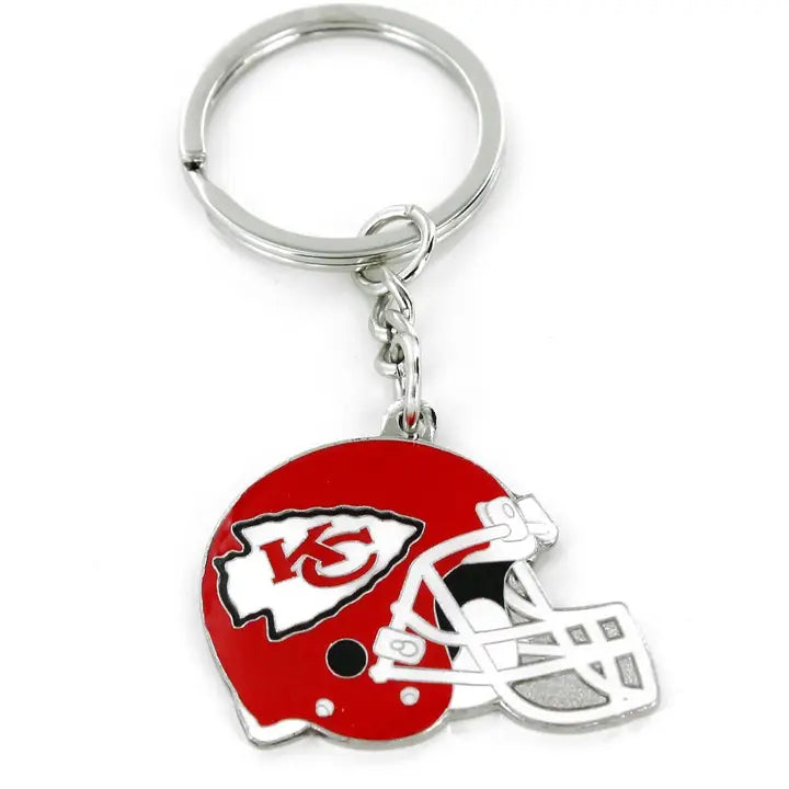 Kansas City Chiefs Helmet Keychain