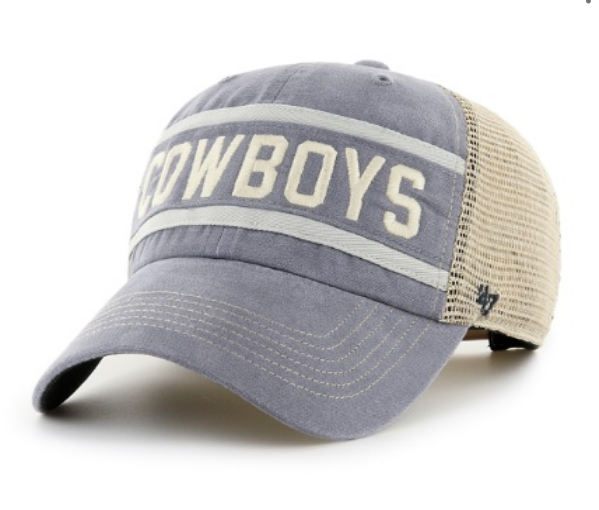 Dallas Cowboys - Legacy Navy Juncture Clean Up Mesh Hat, 47 Brand