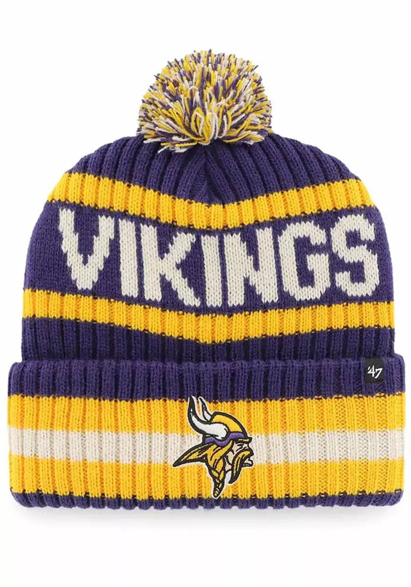 Minnesota Vikings - Purple Bering Cuff Knit, 47 Brand