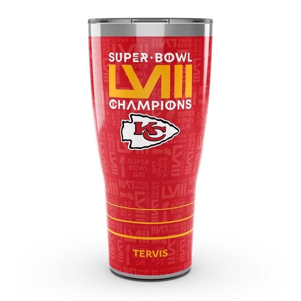 Kansas City Chiefs - NFL Super Bowl LVIII  Champions Metal Tumbler