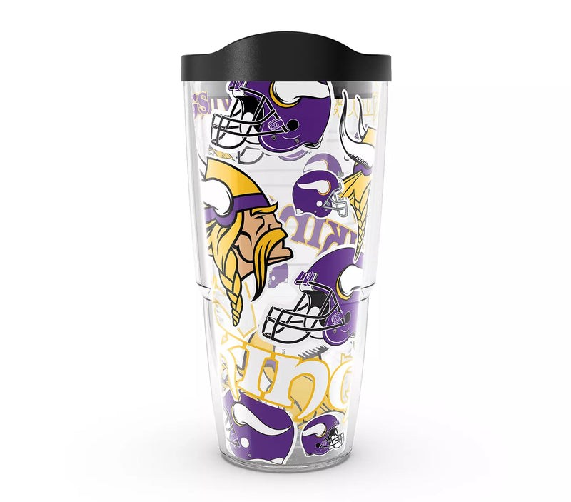 Minnesota Vikings - All Over Wrap Plastic Tumbler