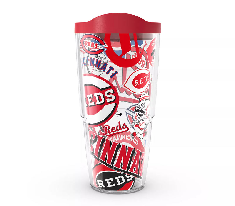 Cincinnati Reds - All Over Plastic Tumbler