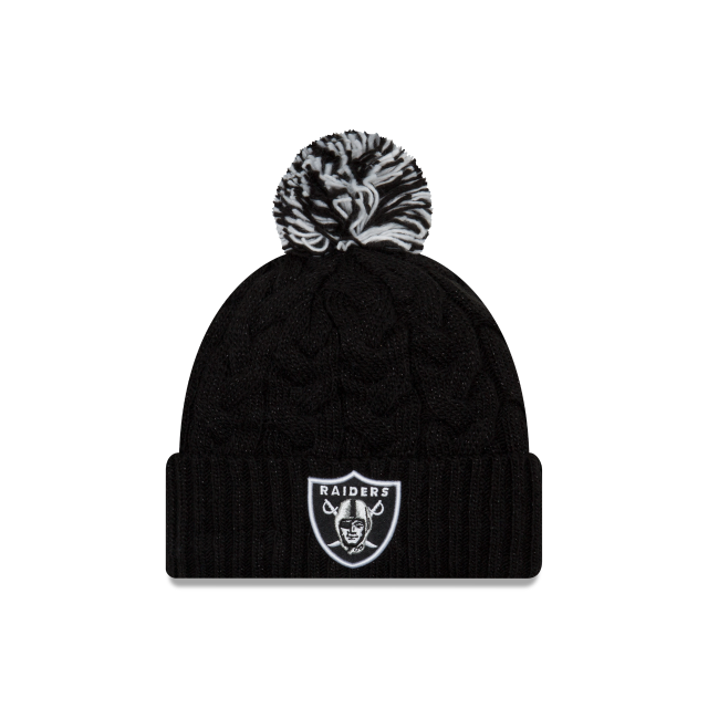 Las Vegas Raiders - Sport Cozy Cable Knit Beanie, New Era