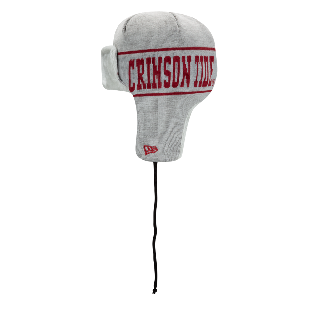 Alabama Crimson Tide - Gray Basic Trapper Knit Hat, New Era