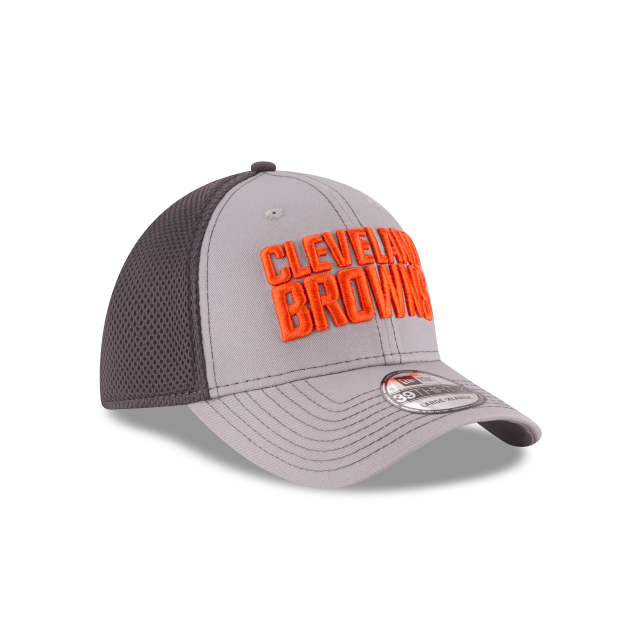 Cleveland Browns - Gray & Graphite Grayed Out Neo 2 39Thirty Flex Hat, New Era