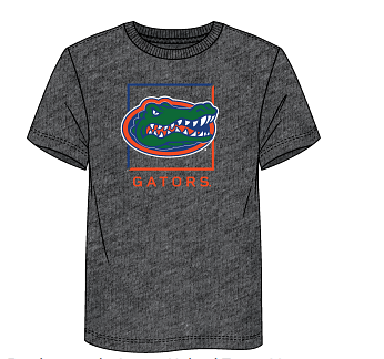 Florida Gators - Fundamentals Cotton Halved Grey T-Shirt