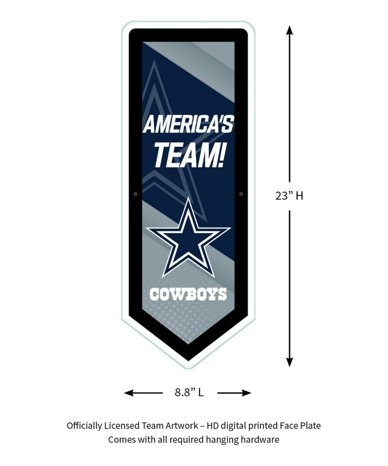 Dallas Cowboys: Pennant Led Wall Decor