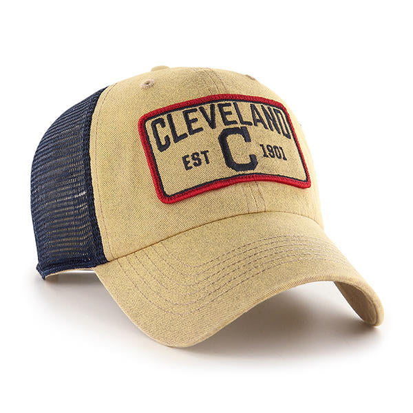 Cleveland Indians Khaki Gauded Adjustable 47 Clean Up