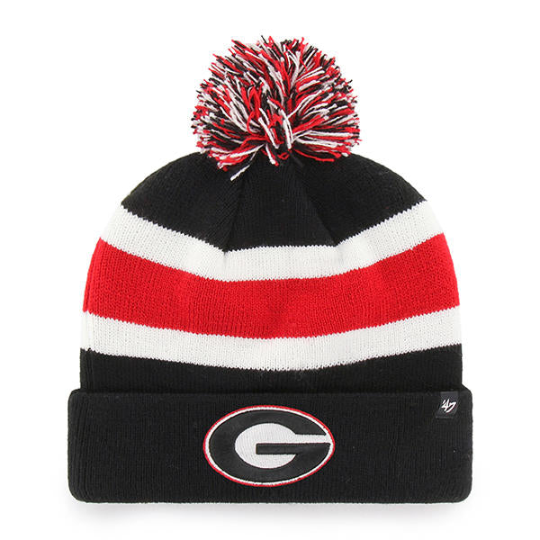 Georgia Bulldogs - Breakaway Cuff Knit Beanie, 47 Brand