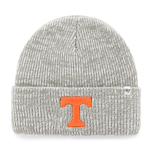 Tennessee Volunteers - Brain Freeze Cuff Knit Gray Beanie, 47 Brand