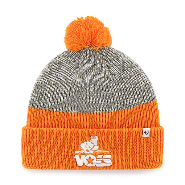 Tennessee Volunteers - Backdrop Cuff Knit Vibrant Orange Beanie, 47 Brand