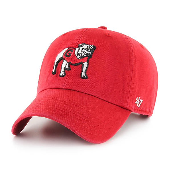 Georgia Bulldogs Red Bulldog Clean Up Hat