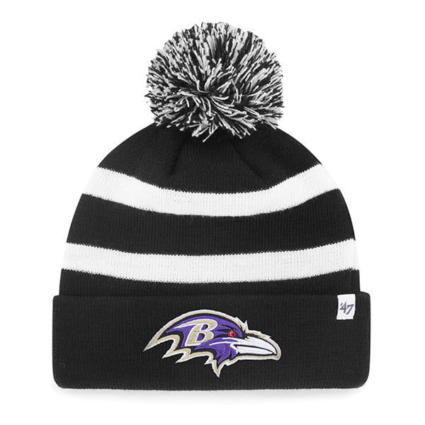 Baltimore Ravens - Breakaway Cuff Knit Beanie, 47 Brand