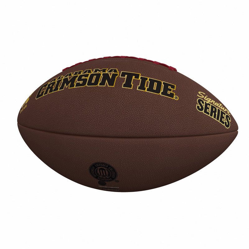 Alabama Crimson Tide Official Size Logo Autograph Football