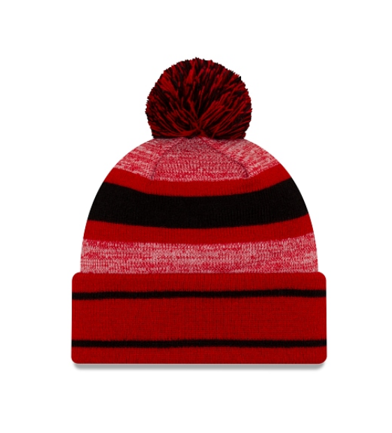 San Francisco 49ers - One Size Knit Beanie with Pom, New Era