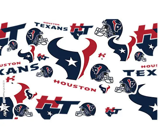 Houston Texans - All Over Wrap with Travel Lid