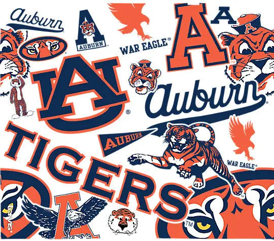 Auburn Tigers - All Over Plastic Tumbler