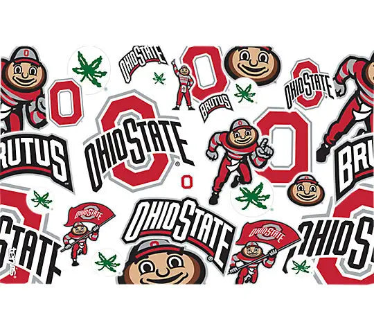 Ohio State Buckeyes - All Over Plastic Tumbler