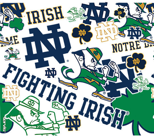 Notre Dame Fighting Irish - All Over Plastic Tumbler