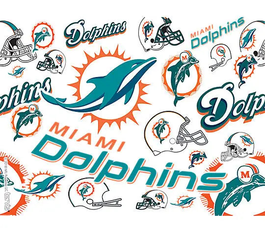 Miami Dolphins - NFL All Over Plastic Tumbler