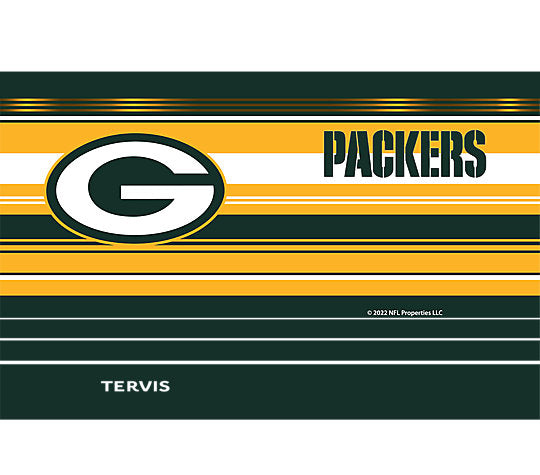 Green Bay Packers - NFL Hype Stripes Stainless Steel Tumbler