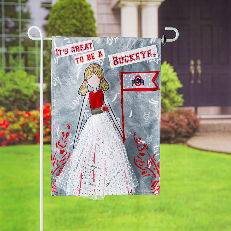 Ohio State Buckeyes - MCG Spirit Garden Flag