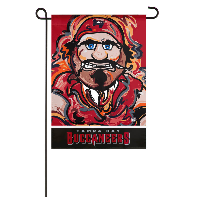 Tampa Bay Buccaneers - Justin Patten Suede GDN Garden Flag