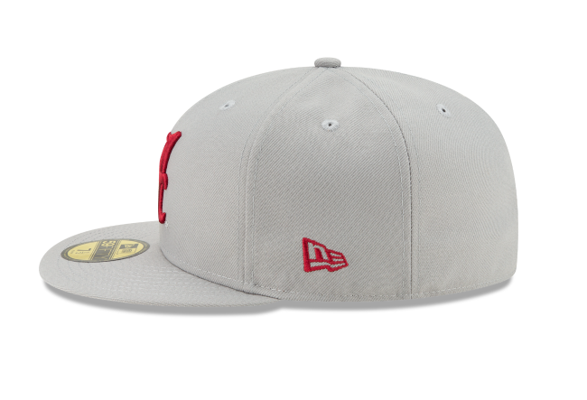 Alabama Crimson Tide - 59Fifty Snapback Grey Hat, New Era