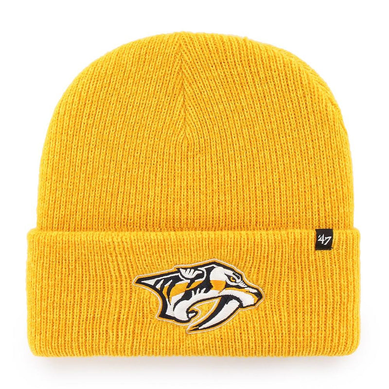 Nashville Predators Brain Freeze '47 Cuff Knit Hat - Gold