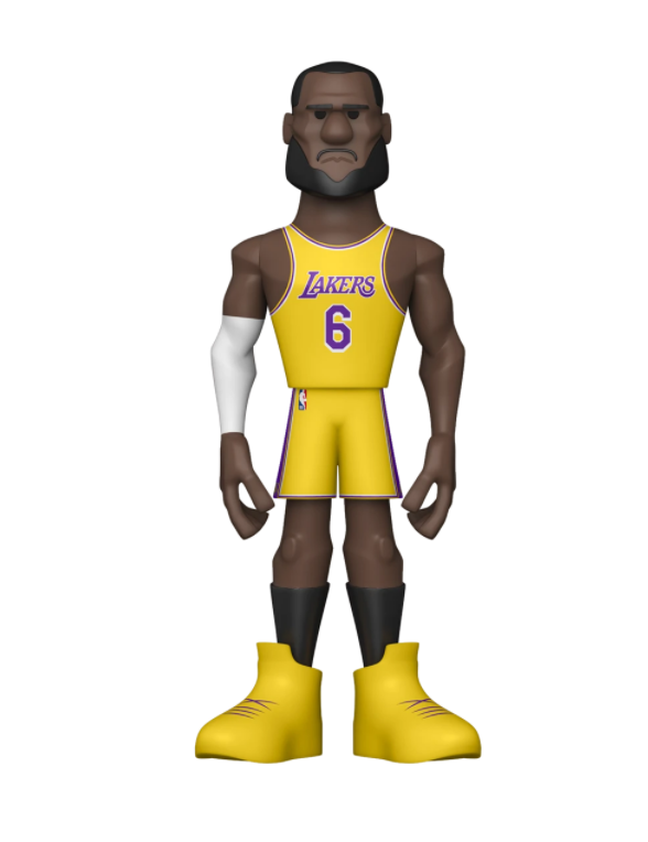 Funko NBA: Los Angeles Lakers - Lebron James 5" Gold Figure (with Chase)