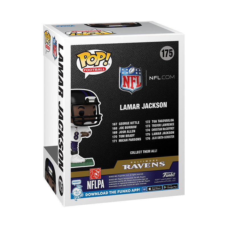 Funko POP! NFL: Baltimore Ravens - Lamar Jackson (Away) Vinyl Figure