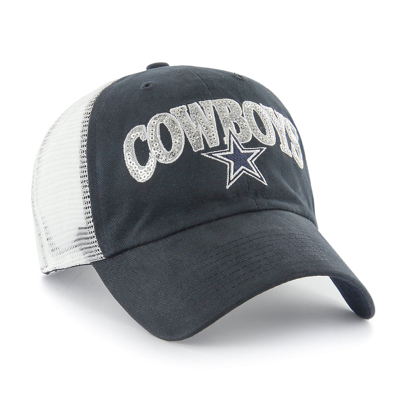 Dallas Cowboys - Brand Women's Sparkaloosa Clean Up Adjustable Hat, 47 Brand