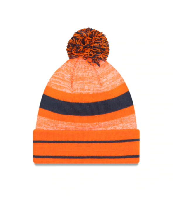 Denver Broncos - One Size Cuff Knit Beanie with Pom, New Era