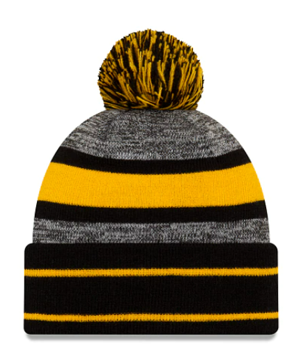 Pittsburgh Steelers - One Size Cozy Cable Beanie with Pom, New Era